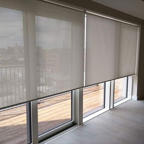 Cortinas enrollables para ventanales